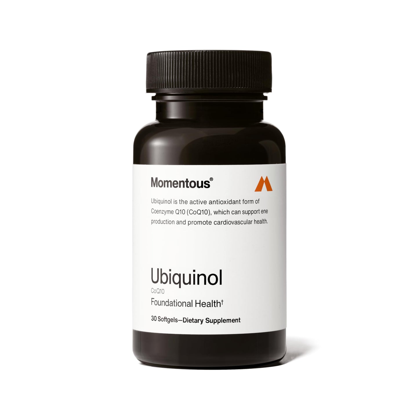 Momentous Ubiquinol | Plant-Based CoQ10 Softgels | NSF for Sport | 30 Servings