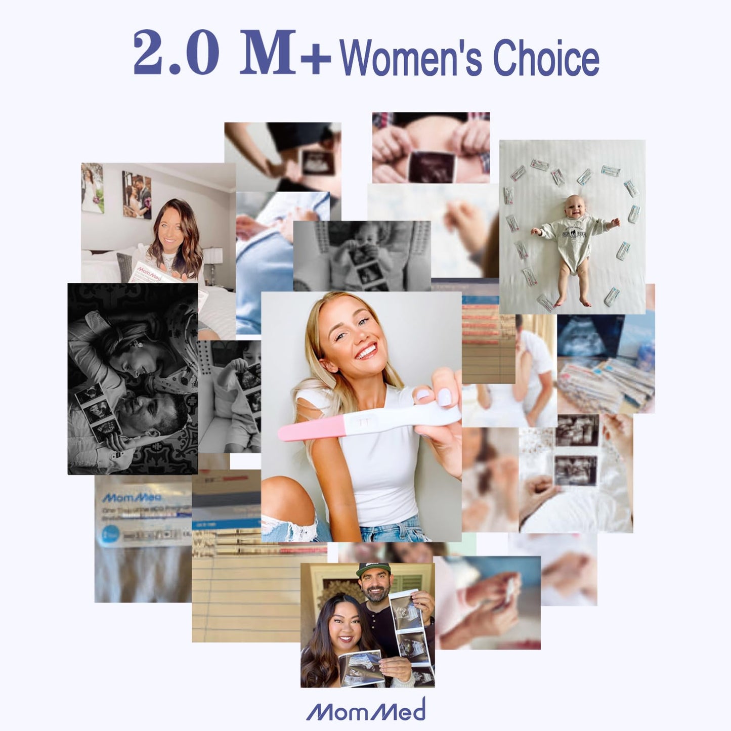 MomMed Ovulation & Pregnancy Test Strips Combo Kit – 20 Count