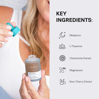 MONAT Sleep Drops – Herbal Sleep Support for Restful Nights
