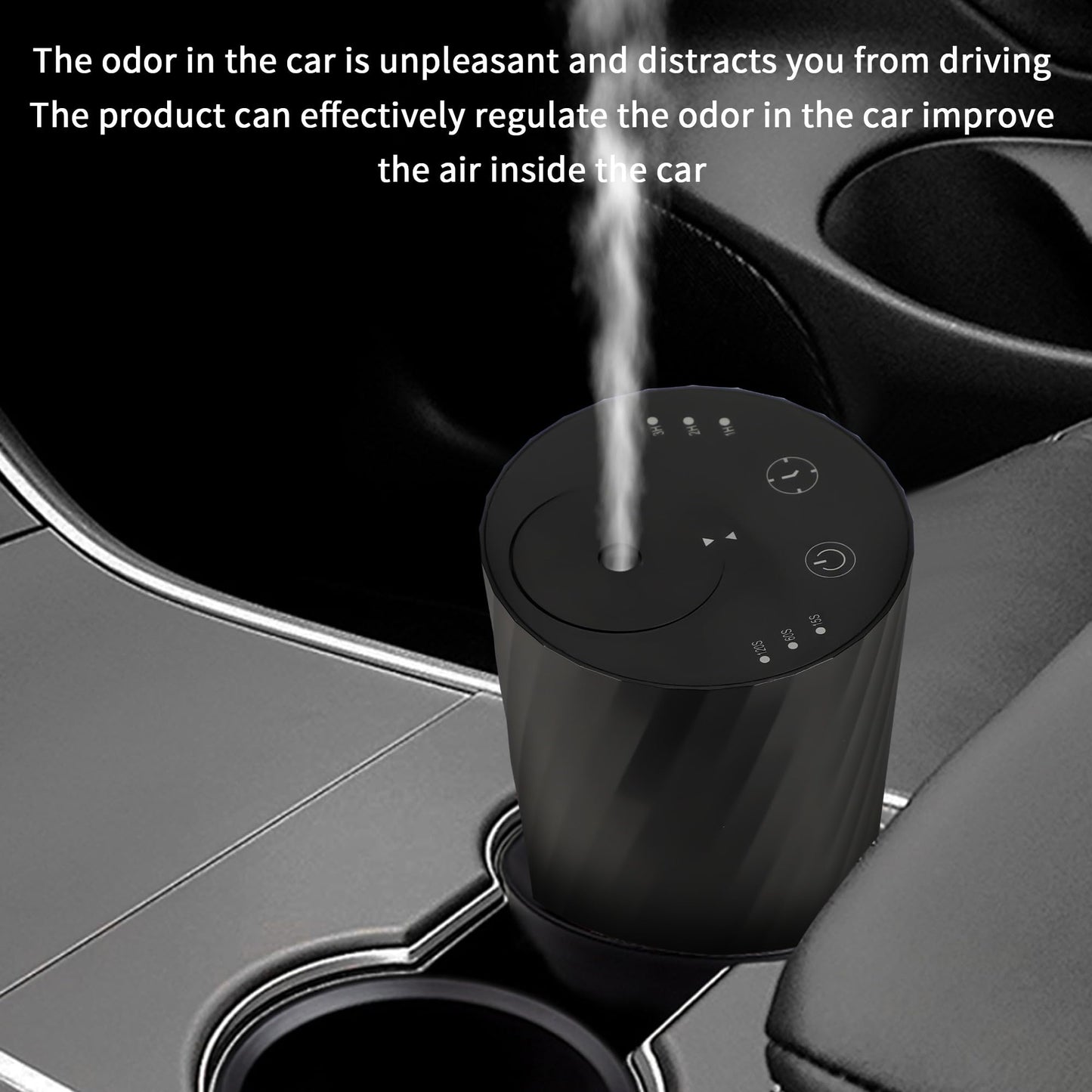 Moncer Waterless Diffuser for Essential Oil, 100ml Aromatherapy Atomizing Diffuser for Home Car Office