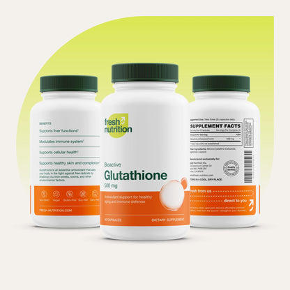 Glutathione Reduced Capsule | DNA Verified, Strongest Potency, Vegan & Non-GMO (Pack of 2)