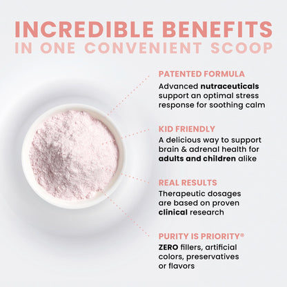 Pure Therapro Rx Just Relax - Watermelon 60 Servings | Supports Relaxed Mood, Healthy Blood Pressure, Emotional Wellness | Myo-inositol; Di-Magnesium Malate, GABA, Taurine, & L-Theanine