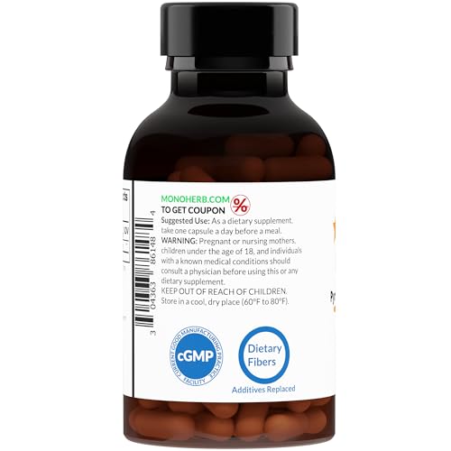 MONOHERB PQQ 40 mg – PQQ Supplement, Pyrroloquinoline Quinone, 120 Capsules (Pack of 2)
