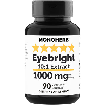 MONOHERB Eyebright Extract 1000 mg - 90 Vegetarian Capsules