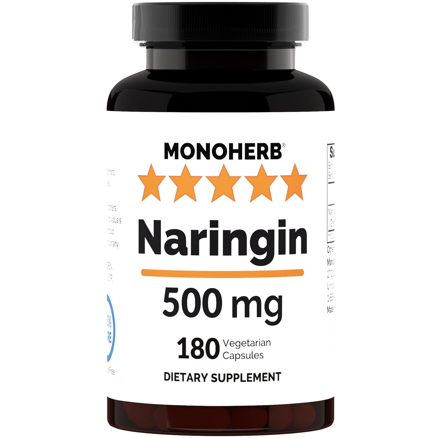 MONOHERB Naringin 500 mg - 180 Capsules