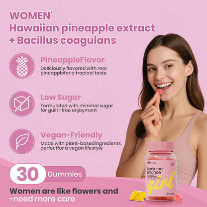 Montue Premium Diamond Feminine Balance Gummies – pH Balance, Probiotics, Prebiotics, Vegan