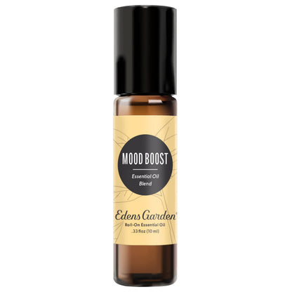 Mood Boost Essential Oil Roll-On – Edens Garden, 100% Pure, 10 ml