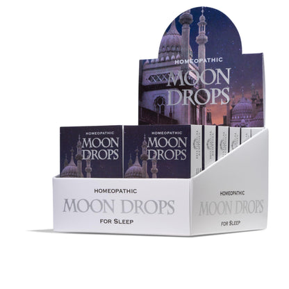 Moon Drops Sleep Aid Lozenges (12 Pack) - Vanilla Flavor, Homeopathic Sleep Support, Vegan & Gluten-Free