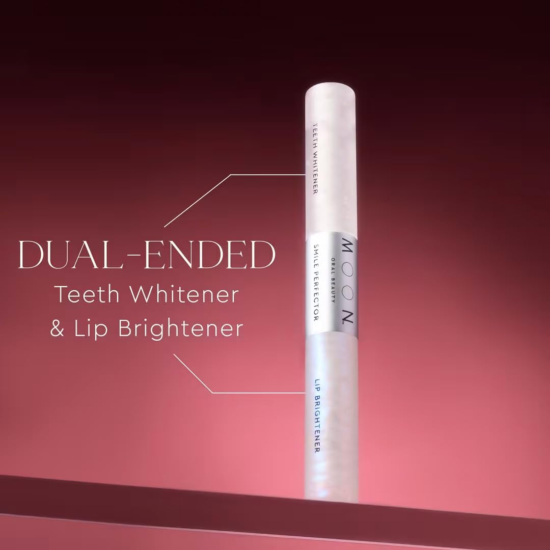 MOON Teeth Whitening Pen & Lip Brightener Duo – Dual-Ended Smile