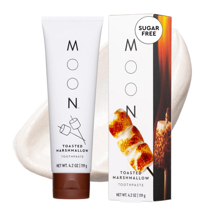 MOON Toasted Marshmallow Toothpaste – Sugar-Free Whitening & Stain Removal