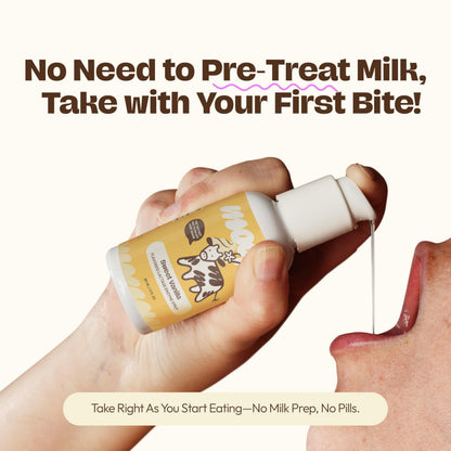 Moops Liquid Lactase Syrup 2oz – Fast Dairy Relief (10,000 FCC)