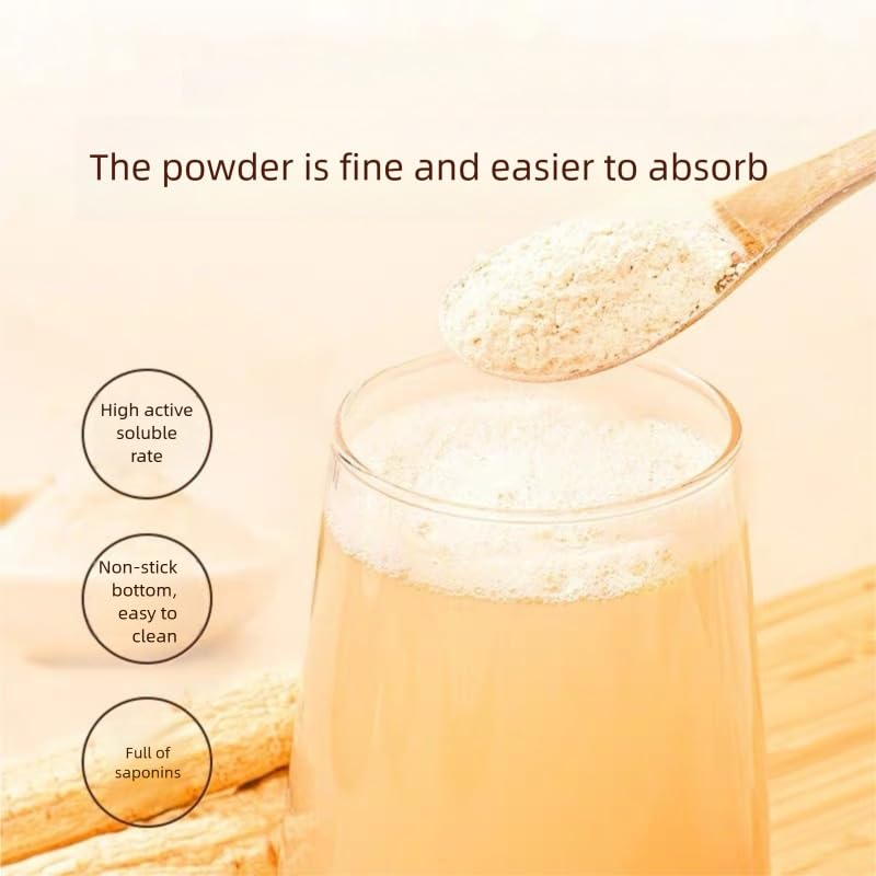 MOORCHOCO Western Ginseng Powder 250g | Wisconsin Panax Root, Non-GMO, Gluten-Free
