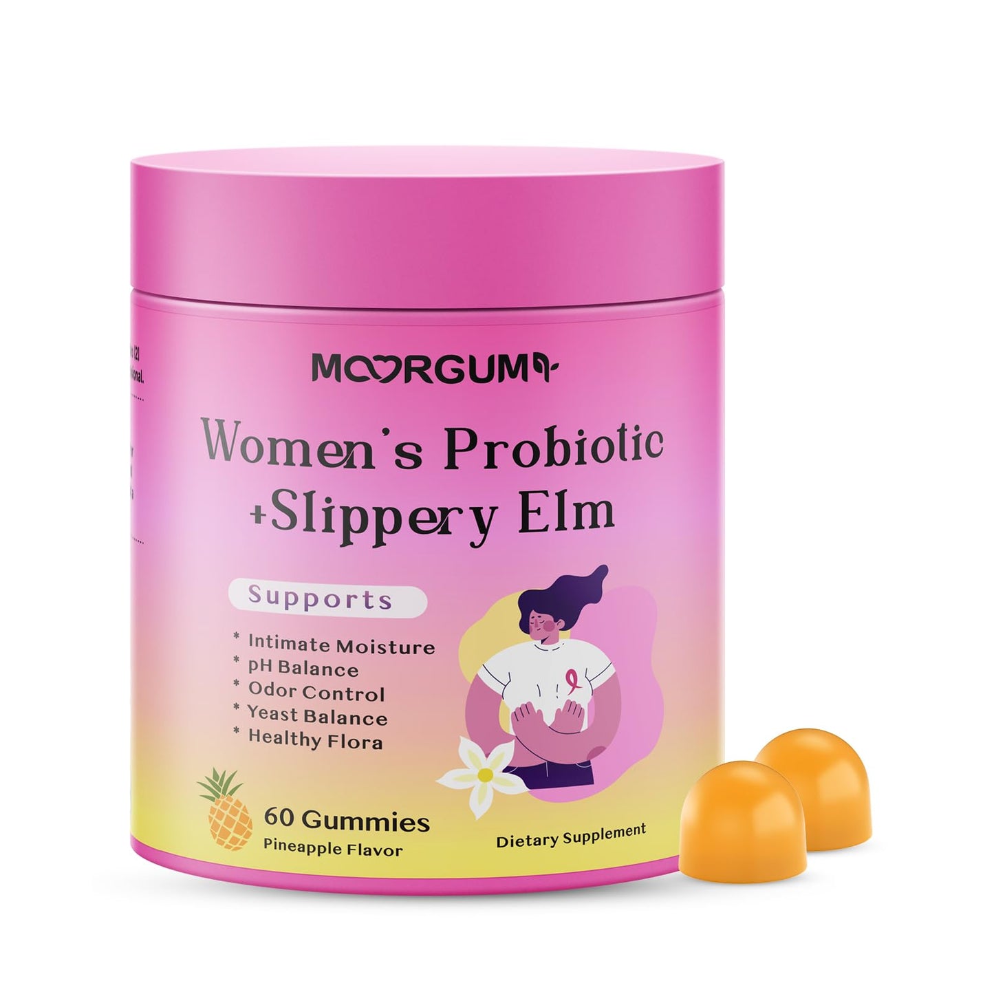 MOORGUMY Women's Probiotic Gummies – Gut Health & Intimate Support