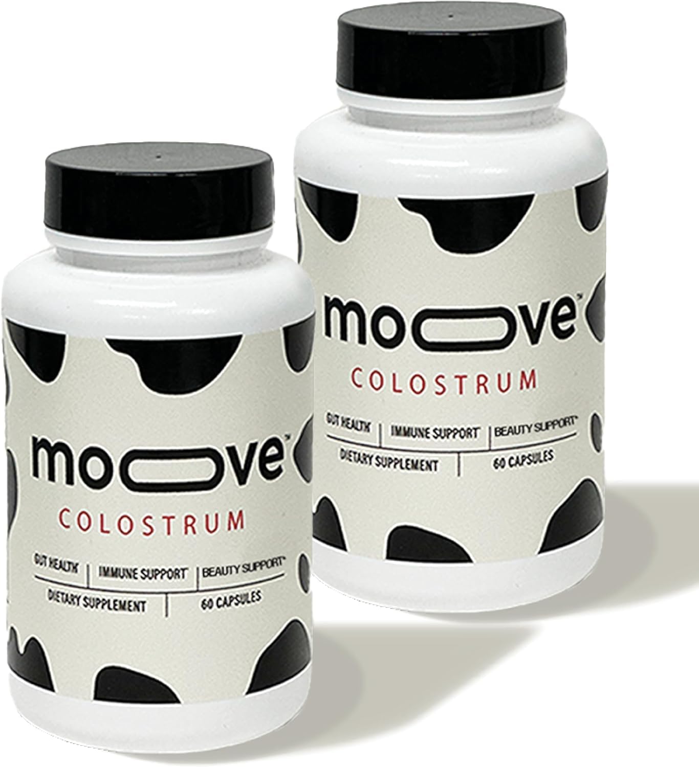 MOOVE Bovine Colostrum Capsules 1000mg – Grass-Fed Dutch Cows | Immune & Gut Support