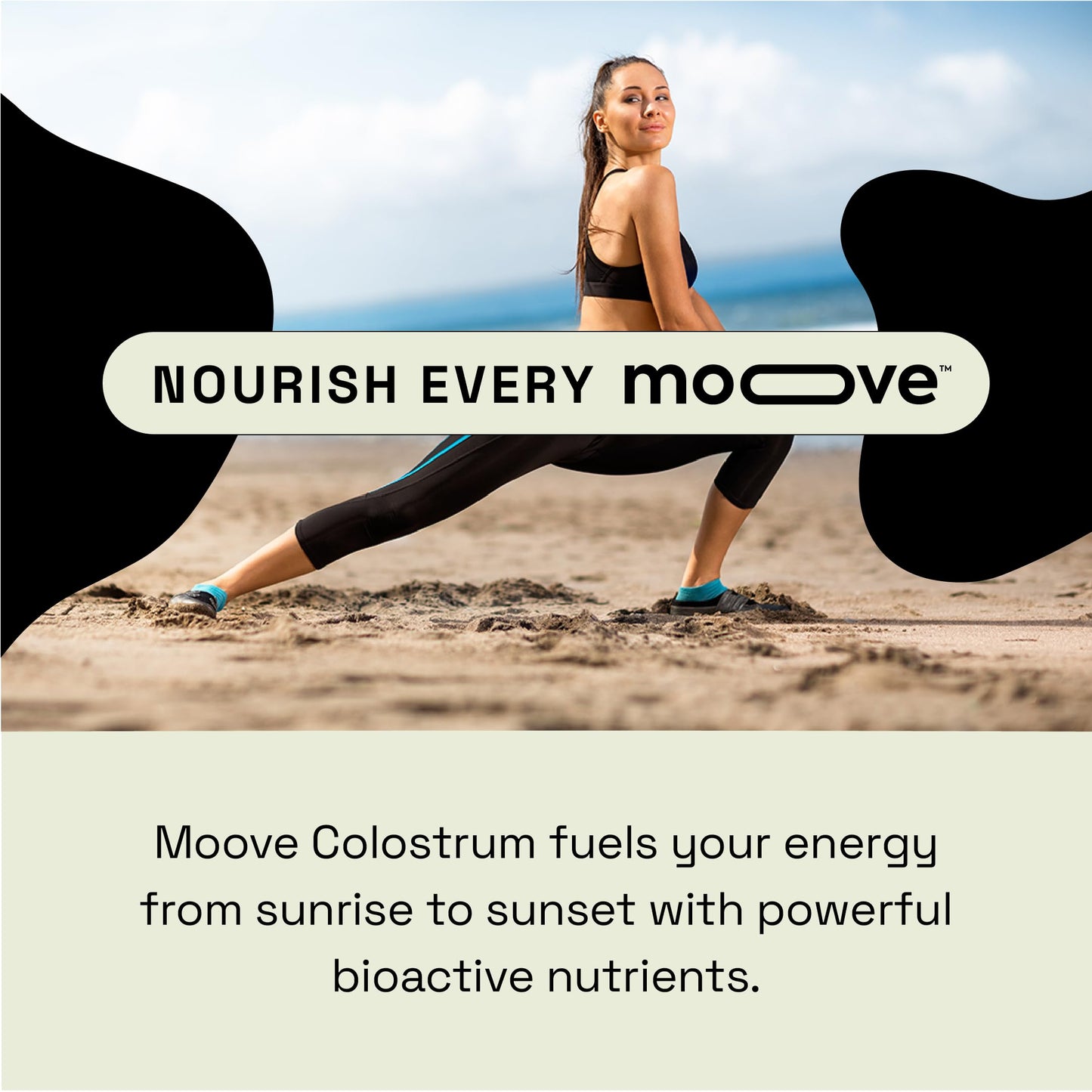 MOOVE Bovine Colostrum Capsules 1,000mg – Grass-Fed Dutch Cows | Immune & Gut Support | 60ct