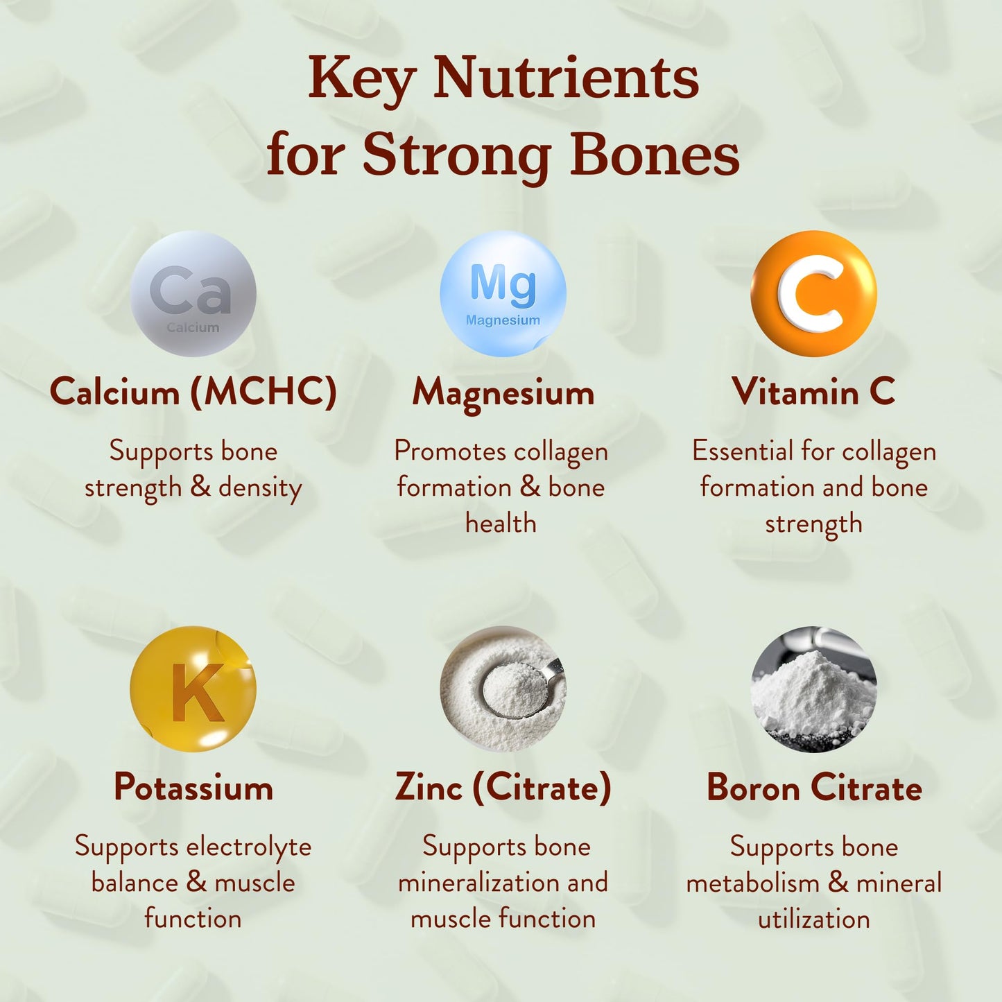 More. Longevity Calcium & Bone Health Supplement – D3, K2 MK7
