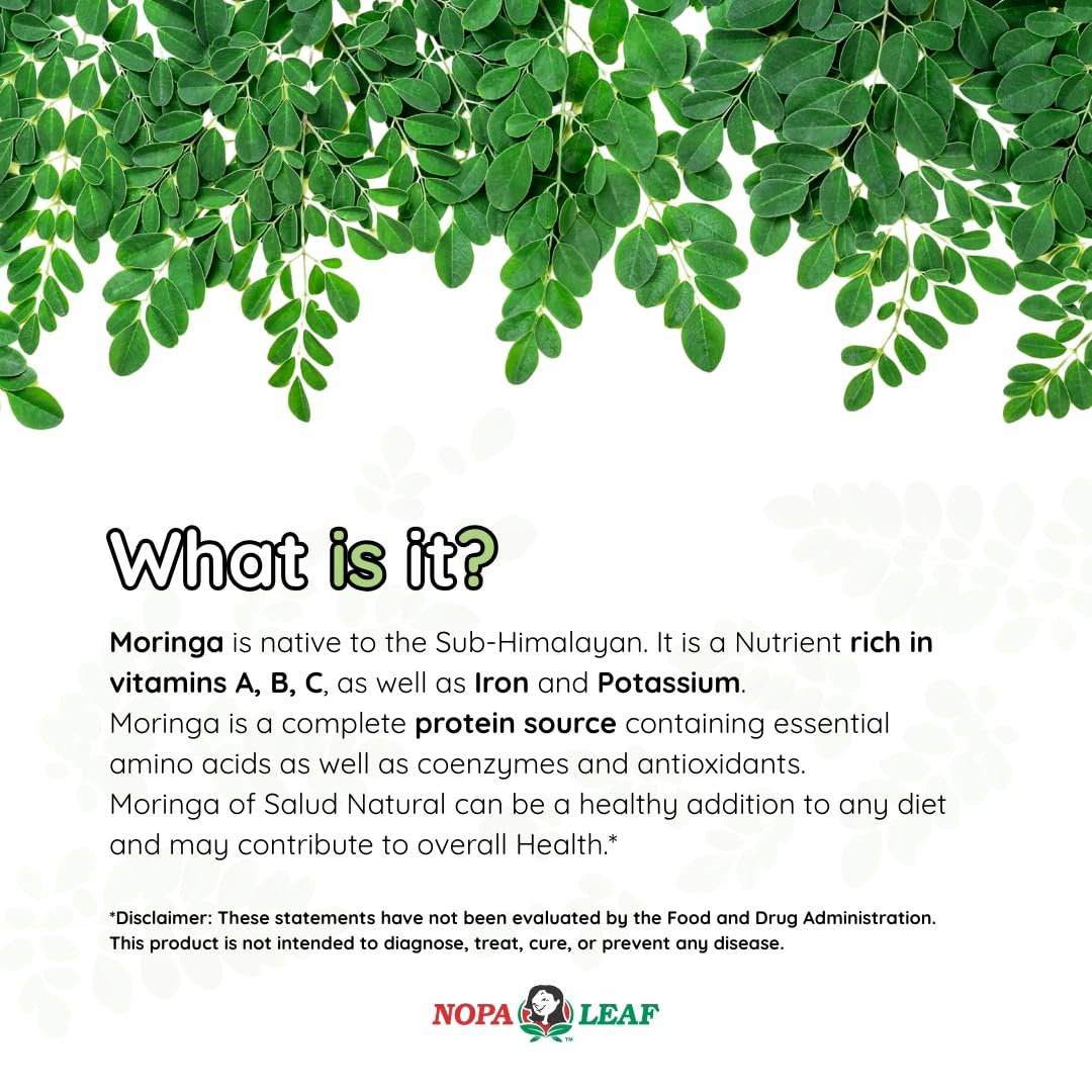 Moringa Capsules - Dietary Fiber Nutritional Supplements