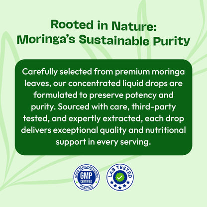 Moringa Liquid Drops – Vegan, Gluten Free (60 mL) – Mixed Berry
