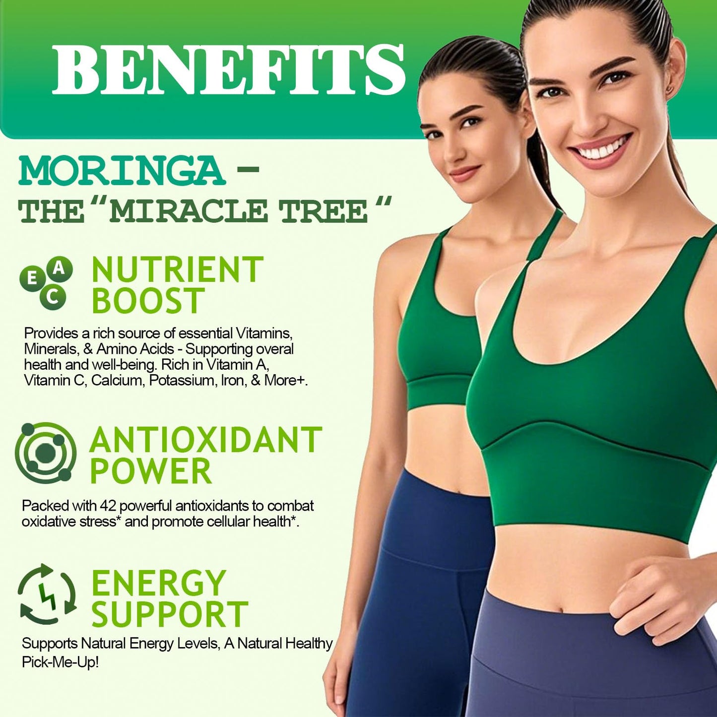 Organic Moringa Liquid Drops with Turmeric, Black Pepper & Vitamin C | Moringa Oleifera