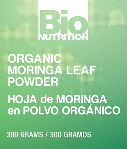 Organic Moringa Leaf Powder 300 Grams | Bio Nutrition