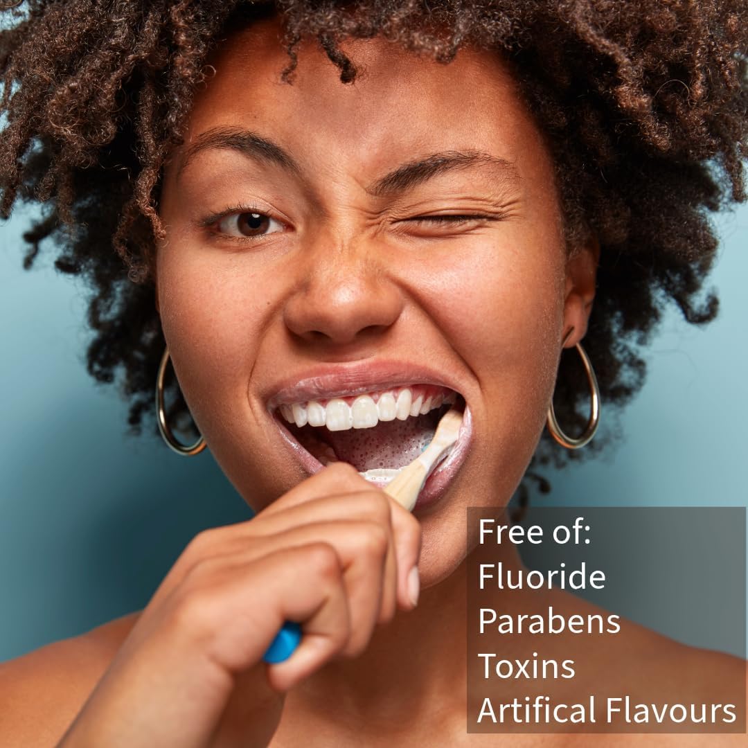 Moringa Mineral Rich Fluoride Free Toothpaste 3.3 oz | Zero Waste & Alkalizing