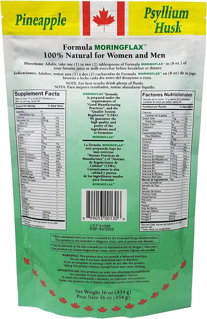 Moringflax Bag Formula – Natural Flax Seed with Garcinia & Moringa (16 oz, 2 Pack)