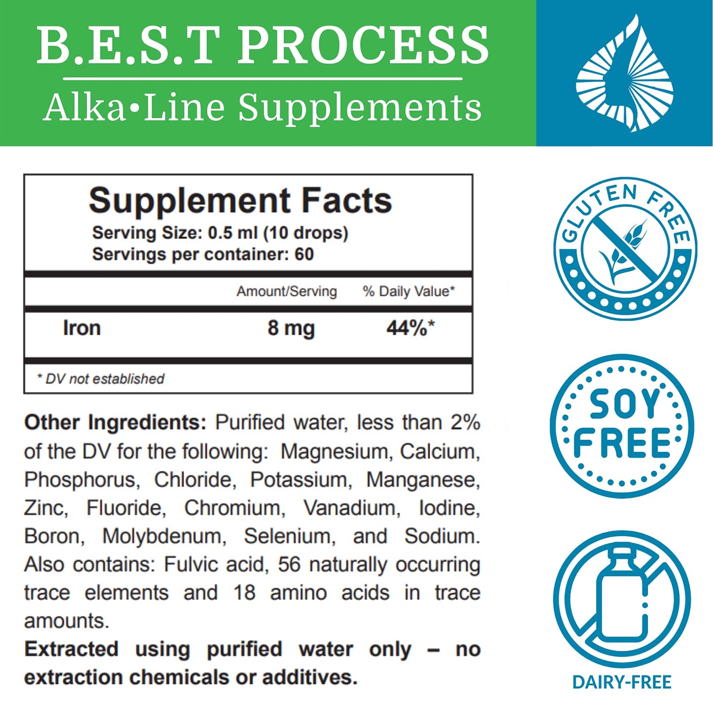Morter Trace Minerals in Colloidal Suspension | Fulvic Minerals & Amino Acids