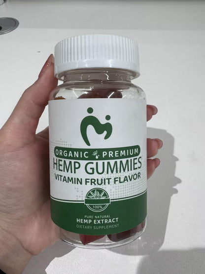 (2 Pack) Hemp Gummies - Pain, Sleep & Anxiety Relief | Organic Hemp Extract