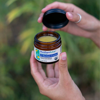 Motherlove C-Section Cream (1oz) – Organic Scar Care for Postpartum Comfort