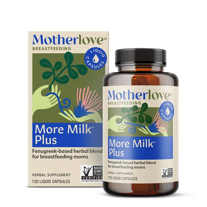 Motherlove More Milk Plus (120 Capsule Value Size) Fenugreek-Based Lactation Supplement – Organic Herbal, Vegan, Non-GMO BritishVita | Premium UK Vitamins & Wellness Supplements