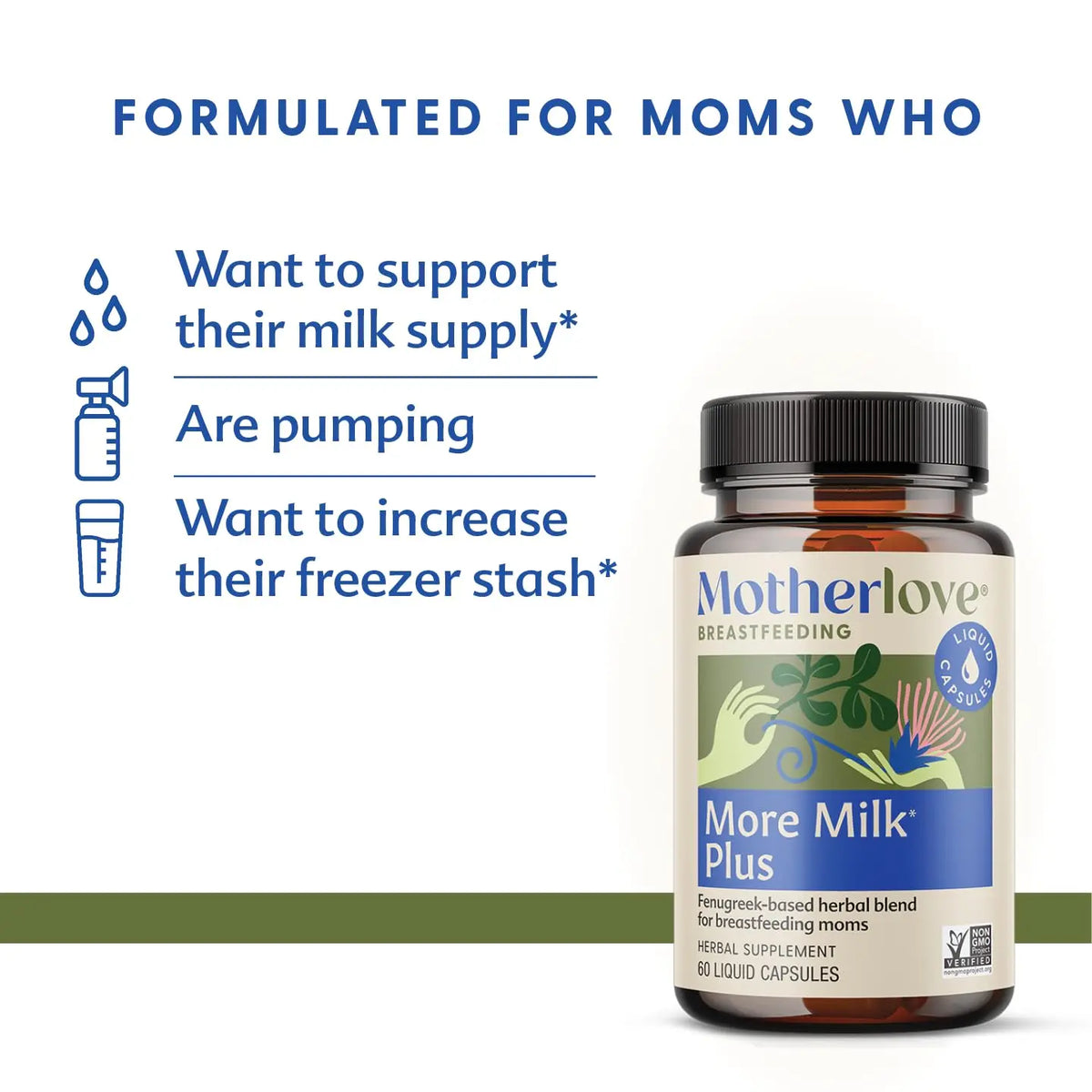 Motherlove More Milk Plus – Fenugreek-Based Lactation Support (Organic, Non-GMO, Vegan) BritishVita | Premium UK Vitamins & Wellness Supplements