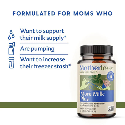 Motherlove More Milk Plus – Fenugreek-Based Lactation Support (Organic, Non-GMO, Vegan) BritishVita | Premium UK Vitamins & Wellness Supplements