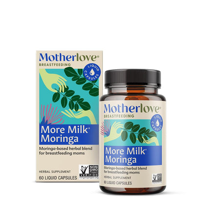 Motherlove More Milk Moringa – Lactation Supplement (Vegan, Non-GMO)