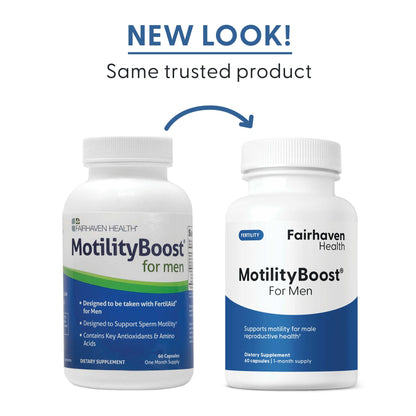MotilityBoost for Men – Prenatal Male Fertility Supplement | Fairhaven Health
