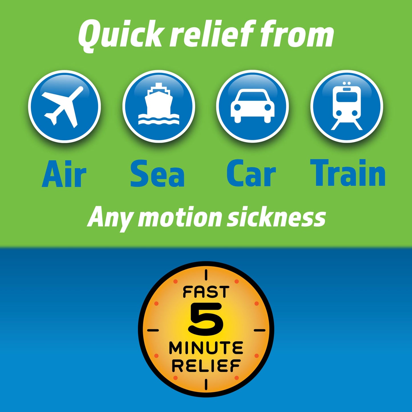 MotionEaze Non-Drowsy Motion Sickness Relief - All Natural Drug Free Formula - Made in The USA - 2.5ml Bottle