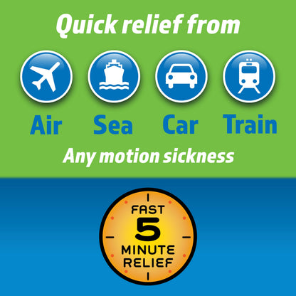 MotionEaze Non-Drowsy Motion Sickness Relief - All Natural Drug Free Formula - Made in The USA - 2.5ml Bottle