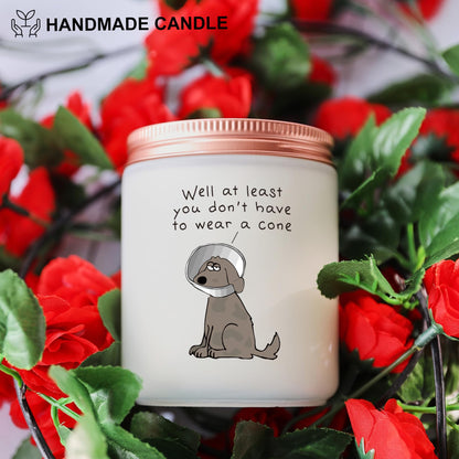 MOTVZC Lavander Scented Candles | Get Well Gifts for Women & Men | Funny Recovery Candle for Dog Lovers