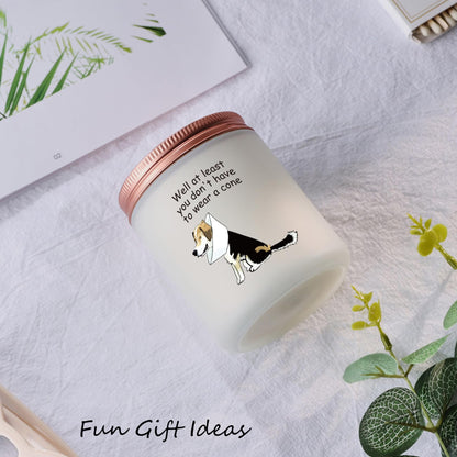 MOTVZC Get Well Soon Lavender Candle – Funny Recovery Gift for Women, Men, Dog Lovers