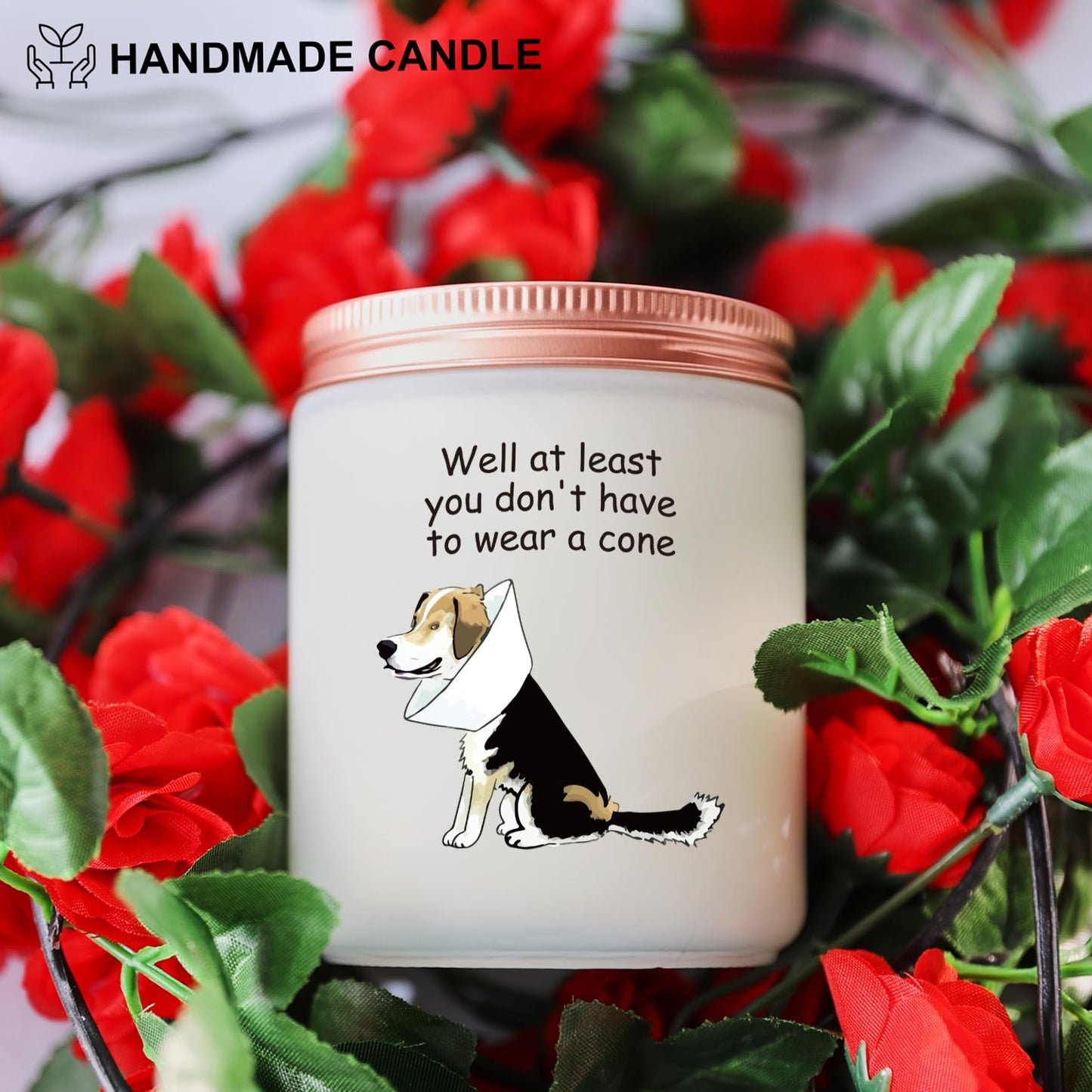 MOTVZC Get Well Soon Lavender Candle – Funny Recovery Gift for Women, Men, Dog Lovers