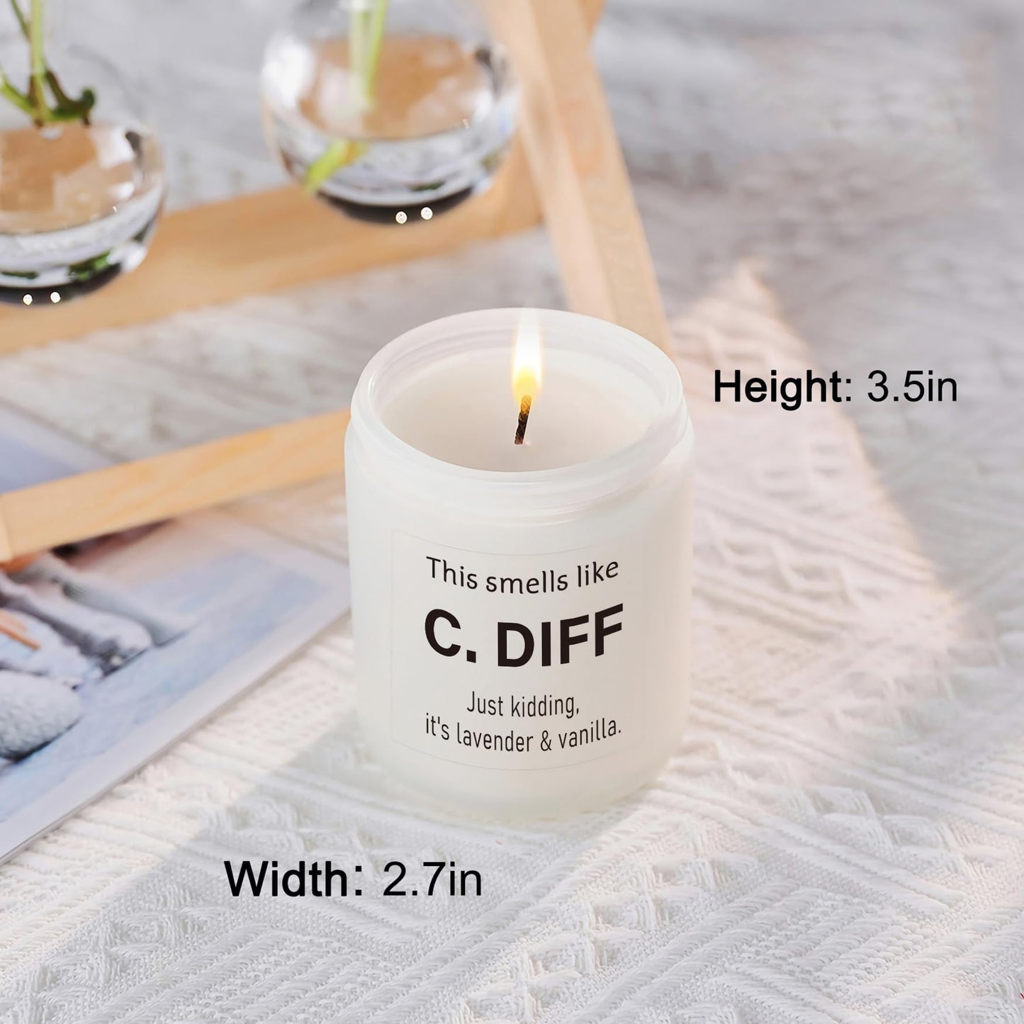 MOTVZC Nurses & Doctors Gifts for Women – National Nurses Week Candle