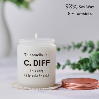 MOTVZC Nurses & Doctors Gifts for Women – National Nurses Week Candle