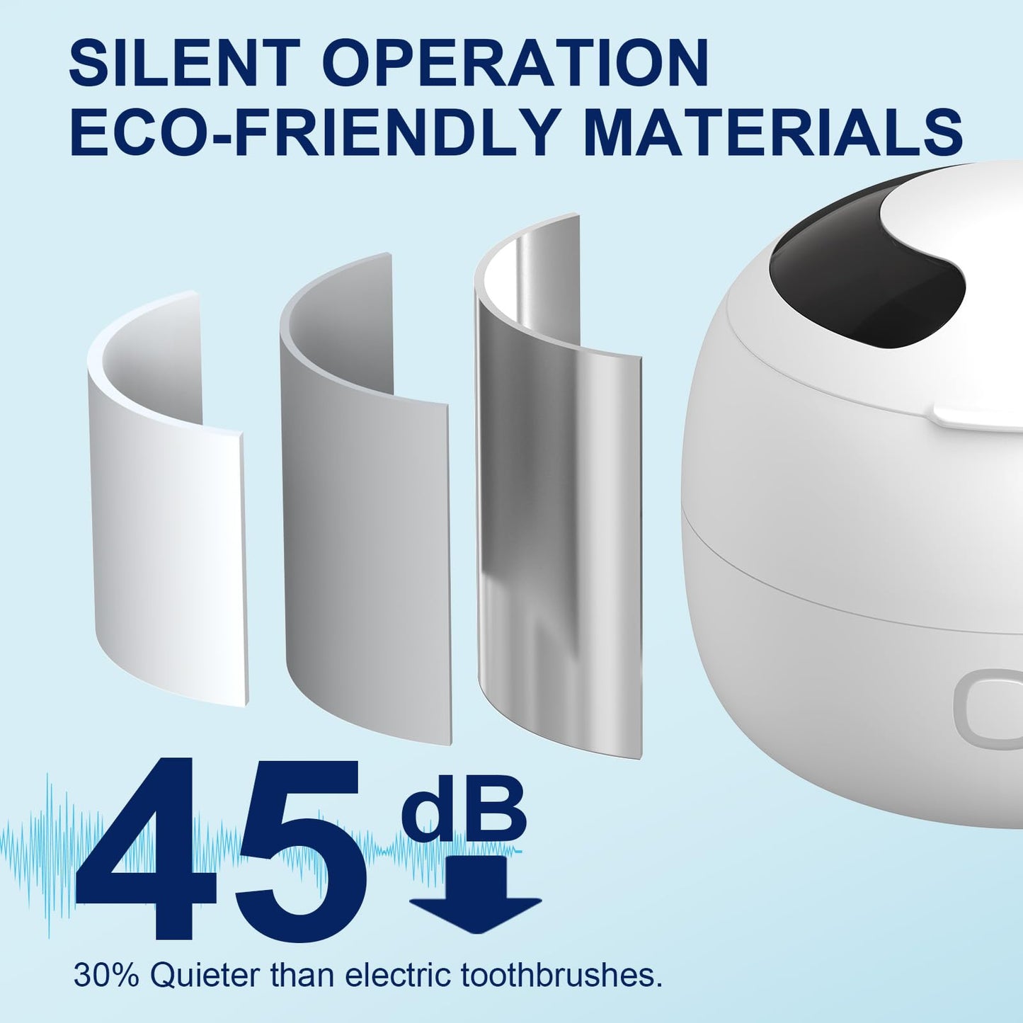 Upgraded Ultrasonic Retainer Cleaner - 45kHz Cleaning Machine with 200ml Pod