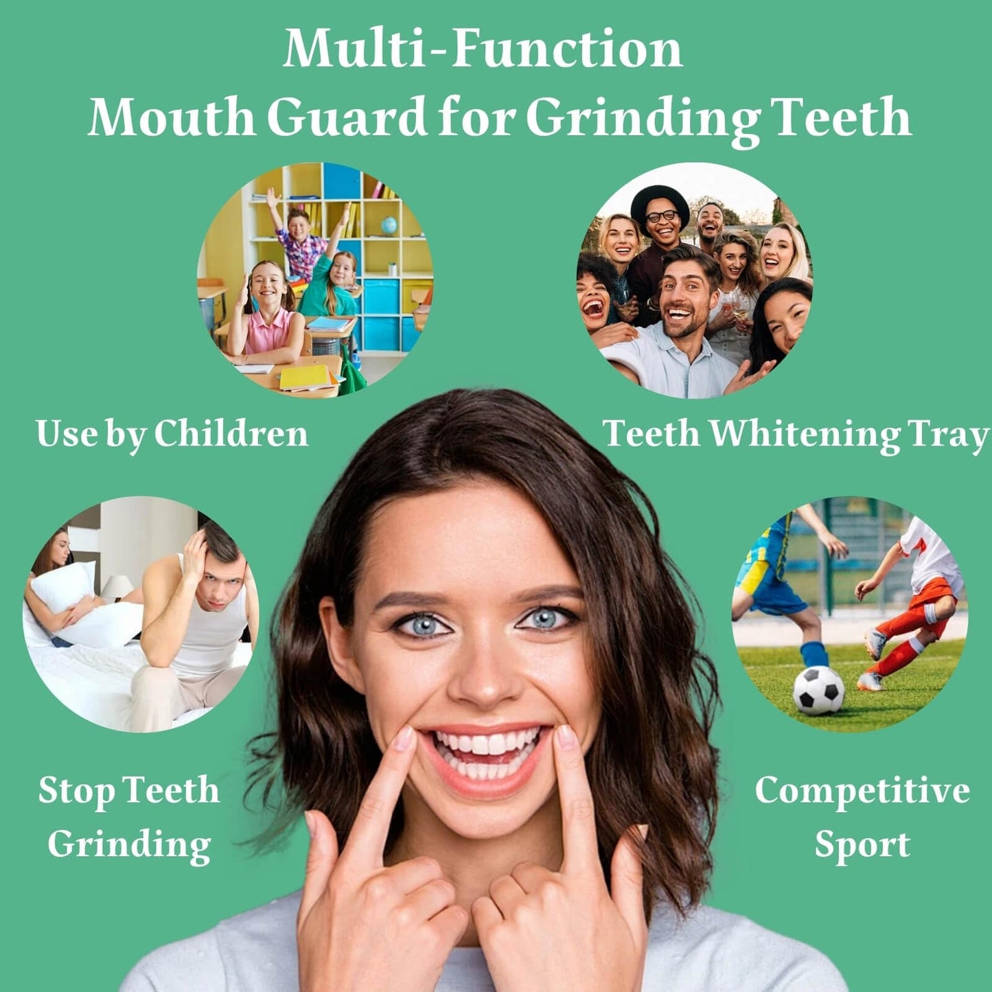 Mouth Guard for Clenching Teeth at Night – 4 Pack Night Guards