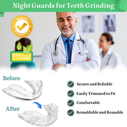 Mouth Guard for Clenching Teeth at Night – 4 Pack Night Guards