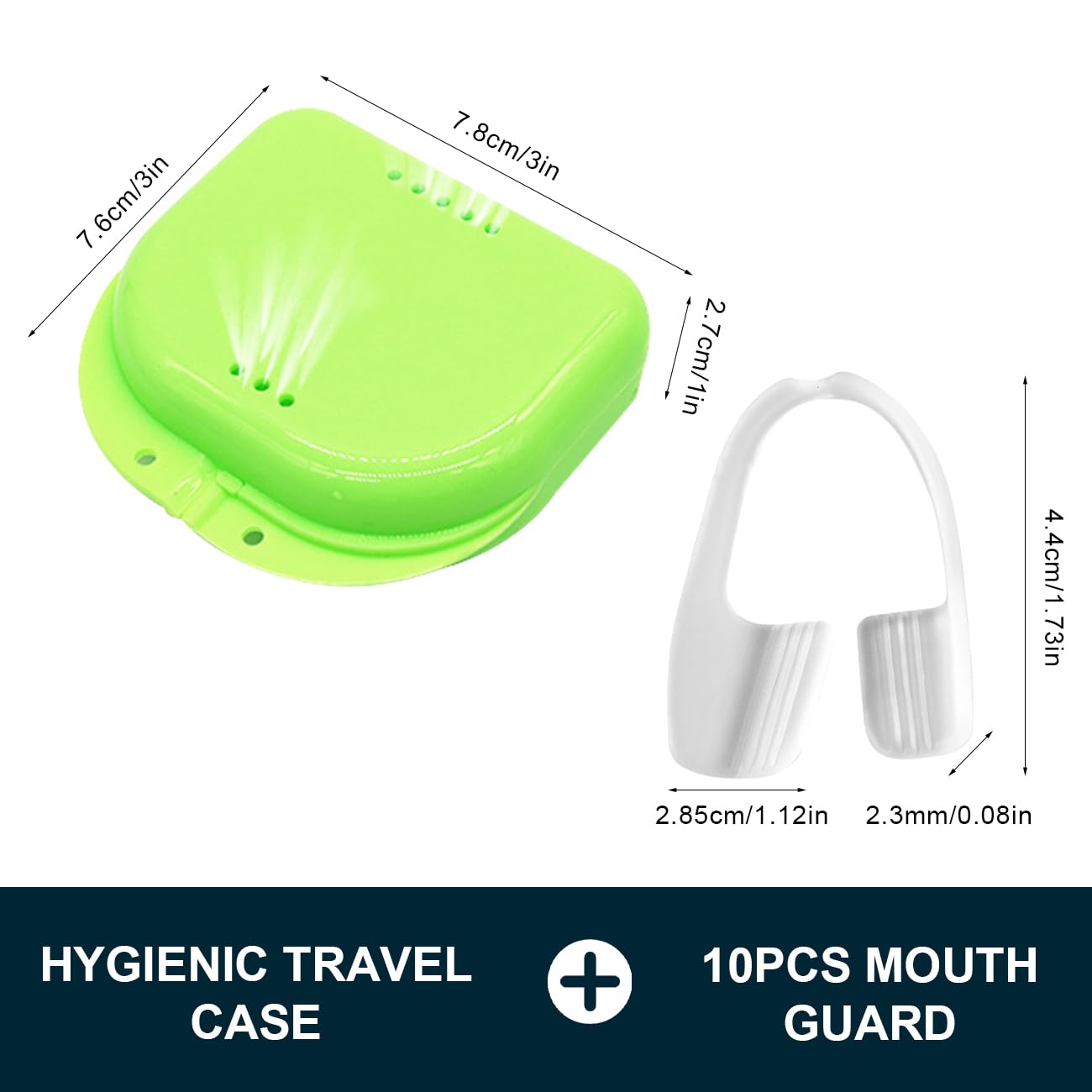 Mouth Guard for Teeth Grinding – Night Guard for Braces, 20 Pack