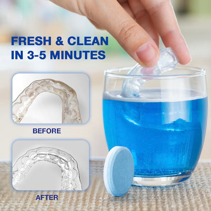 Moldable Mouth Guard for Teeth Grinding at Night – Custom Dental Guard (4-Pack) + 12 Tablets