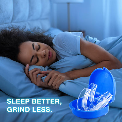 Moldable Mouth Guard for Teeth Grinding at Night – Custom Dental Guard (4-Pack) + 12 Tablets