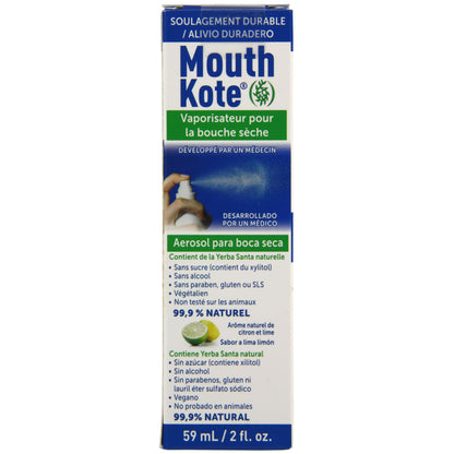 Mouth Kote Dry Mouth Spray 2 oz | Yerba Santa Formula, Xylitol