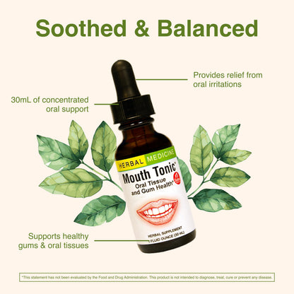 Mouth Tonic™ 1 oz | Herbal Gum Health & Oral Care