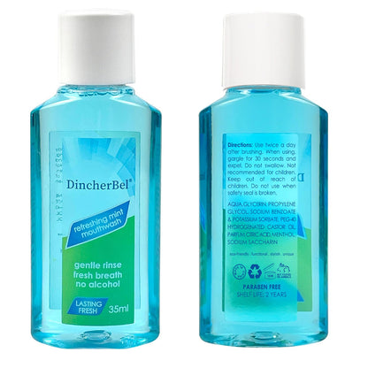 Travel Size Mouthwash 35ml Mint – Portable 288-Pack Mini (Mint)
